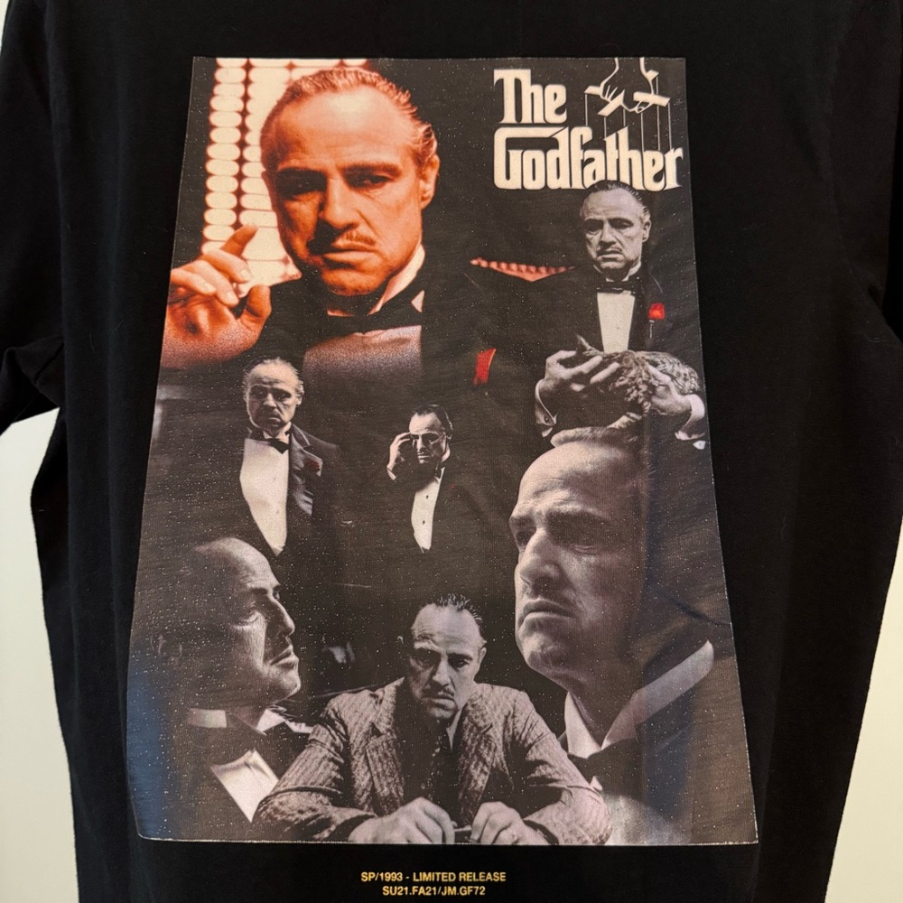 The Godfather Shoepalace Paramont Black Graphic T-Shirt Men's S - Picture 2 of 10